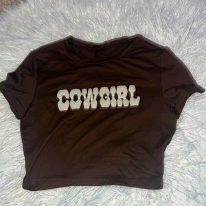 cowgirl shein cropped